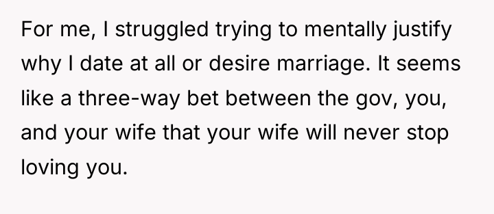 For me, I struggled trying to mentally justify why I...