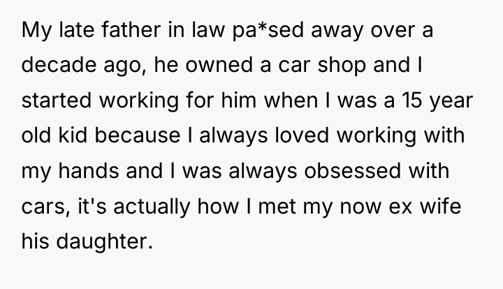 My late father in law pa*sed away over a decade...
