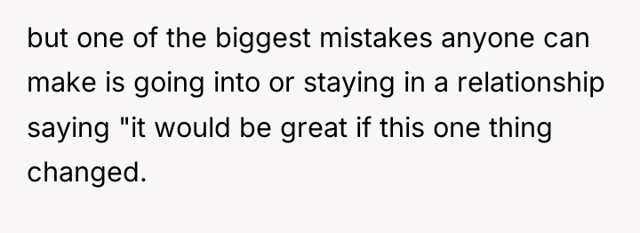 but one of the biggest mistakes anyone can make is...