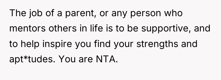 The job of a parent, or any person who mentors...