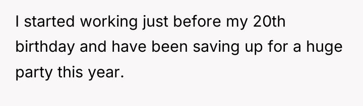 I started working just before my 20th birthday and have...