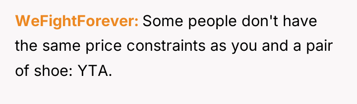 WeFightForever Some people don't have the same price constraints as...