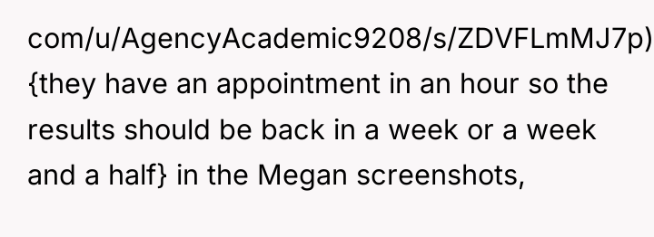 com/u/AgencyAcademic9208/s/ZDVFLmMJ7p) {they have an appointment in an hour so the...