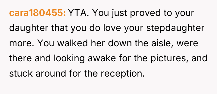 cara180455 YTA. You just proved to your daughter that you...