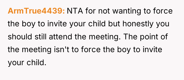 ArmTrue4439 NTA for not wanting to force the boy to...