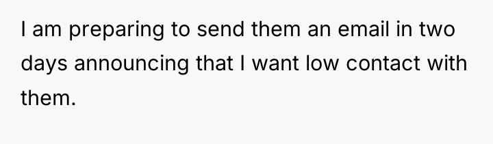 I am preparing to send them an email in two...