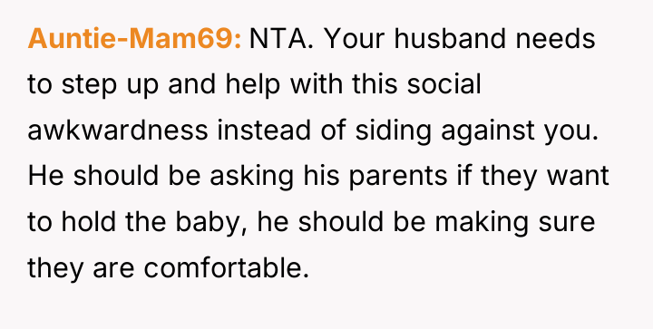 Auntie-Mam69 NTA. Your husband needs to step up and help...