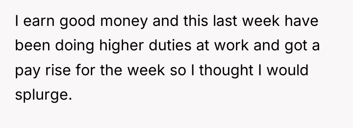 I earn good money and this last week have been...