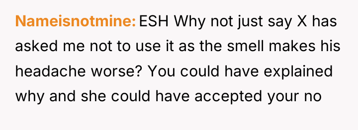 Nameisnotmine ESH Why not just say X has asked me...