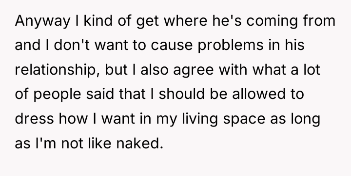 Anyway I kind of get where he's coming from and...