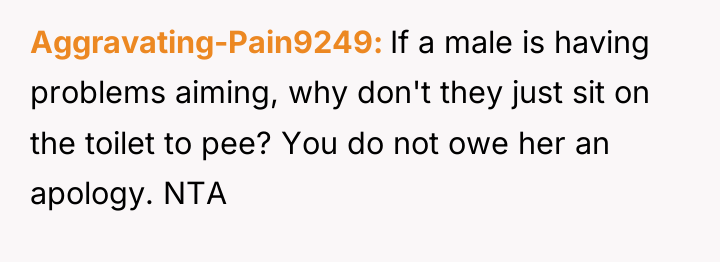 Aggravating-Pain9249 If a male is having problems aiming, why don't...