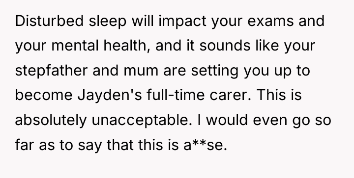 Disturbed sleep will impact your exams and your mental health,...