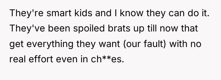 They're smart kids and I know they can do it....