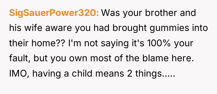SigSauerPower320 Was your brother and his wife aware you had...