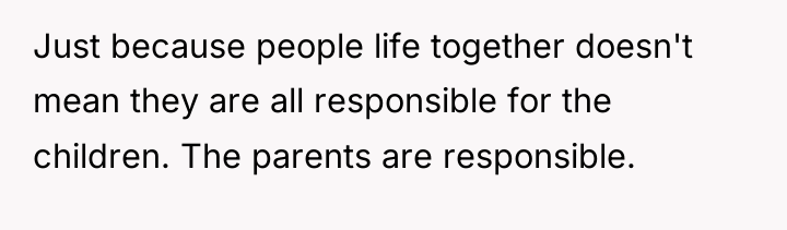 Just because people life together doesn't mean they are all...
