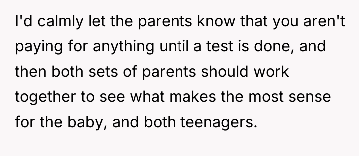 I'd calmly let the parents know that you aren't paying...