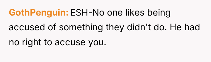 GothPenguin ESH-No one likes being accused of something they didn't...