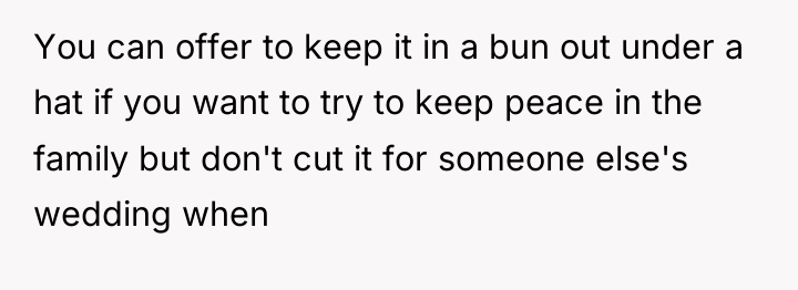 You can offer to keep it in a bun out...