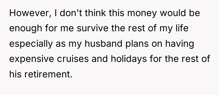 However, I don't think this money would be enough for...