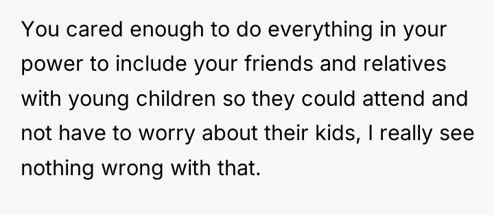 You cared enough to do everything in your power to...