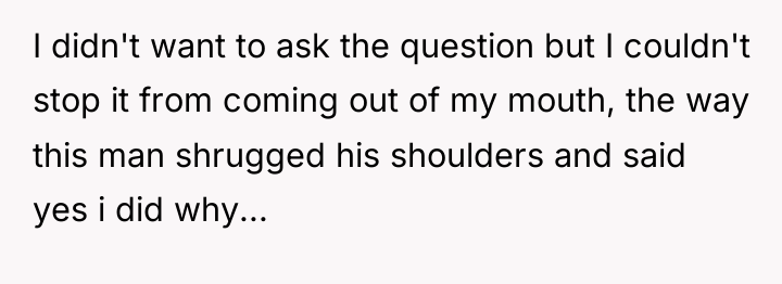 I didn't want to ask the question but I couldn't...