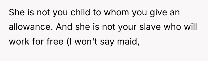 She is not you child to whom you give an...
