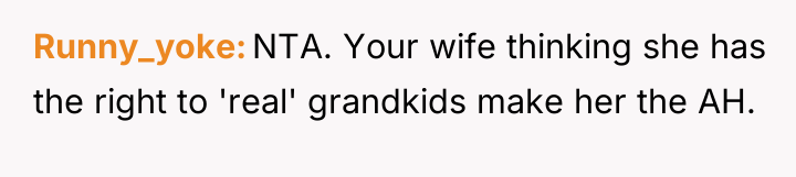 Runny_yoke NTA. Your wife thinking she has the right to...