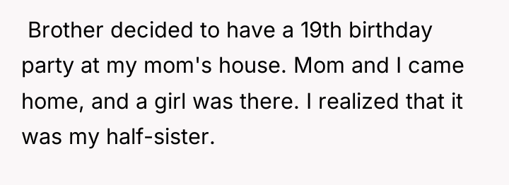 ​ Brother decided to have a 19th birthday party at...