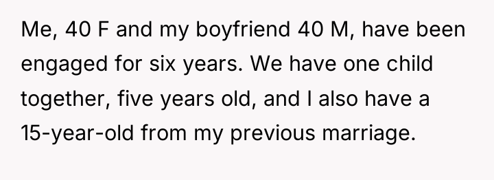 Me, 40 F and my boyfriend 40 M, have been...