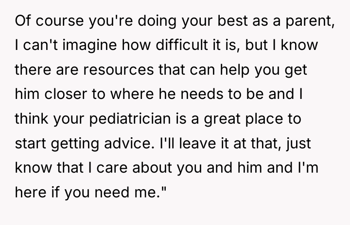 Of course you're doing your best as a parent, I...