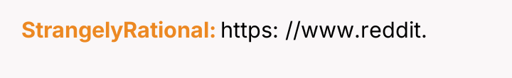 StrangelyRational https: //www.reddit.