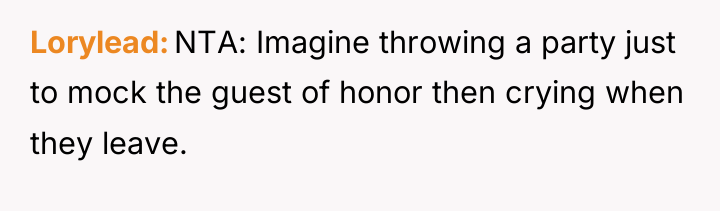 Lorylead NTA: Imagine throwing a party just to mock the...