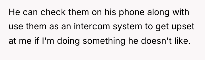 He can check them on his phone along with use...