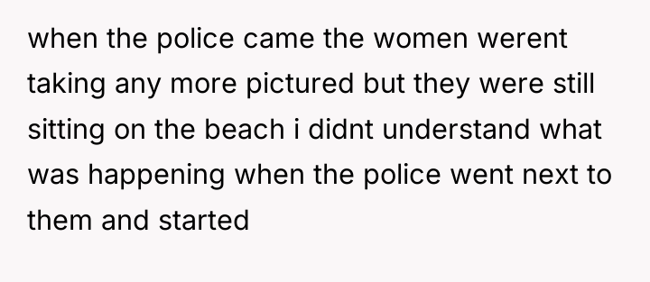 when the police came the women werent taking any more...