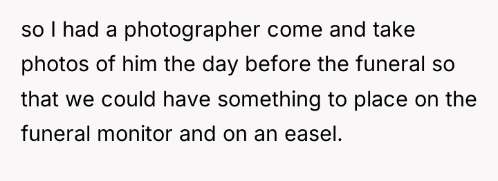 so I had a photographer come and take photos of...