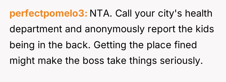 perfectpomelo3 NTA. Call your city's health department and anonymously report...