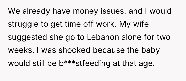 We already have money issues, and I would struggle to...