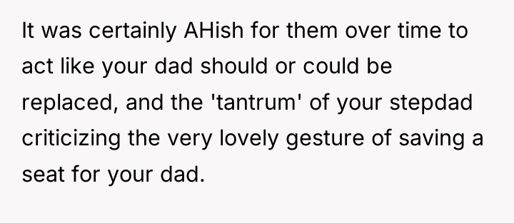 It was certainly AHish for them over time to act...