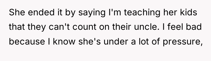 She ended it by saying I'm teaching her kids that...