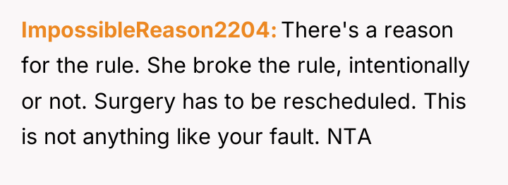ImpossibleReason2204 There's a reason for the rule. She broke the...