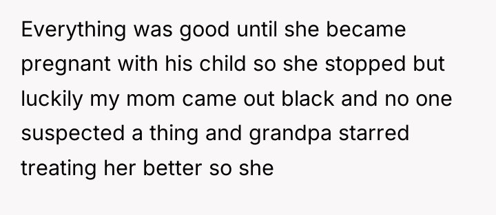 Everything was good until she became pregnant with his child...