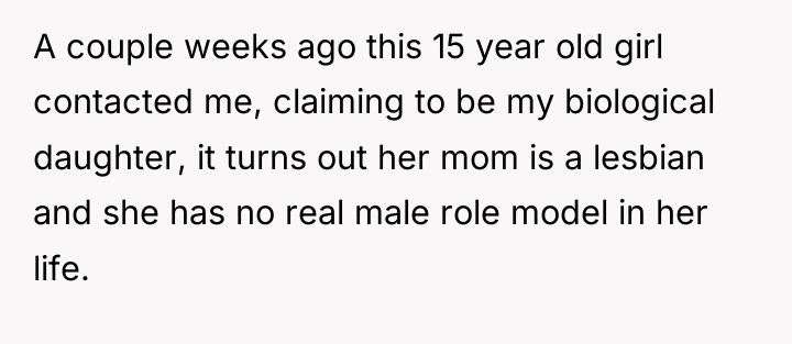 A couple weeks ago this 15 year old girl contacted...