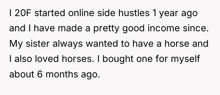 I 20F started online side hustles 1 year ago and...