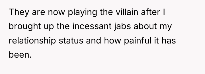 They are now playing the villain after I brought up...