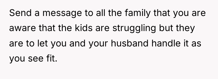 Send a message to all the family that you are...