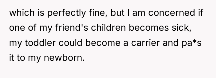 which is perfectly fine, but I am concerned if one...