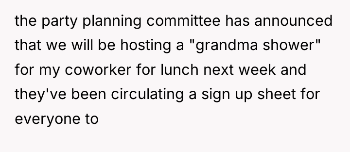 the party planning committee has announced that we will be...