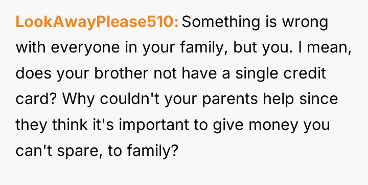 LookAwayPlease510 Something is wrong with everyone in your family, but...