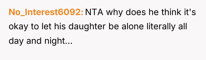 No_Interest6092 NTA why does he think it's okay to let...