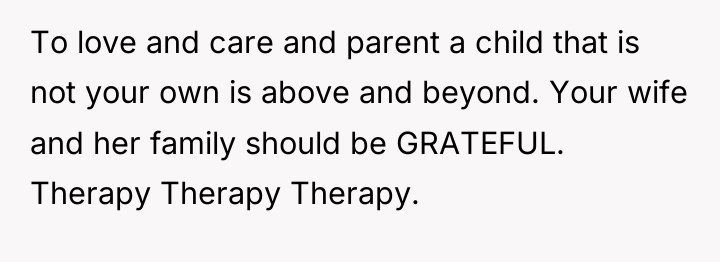 To love and care and parent a child that is...